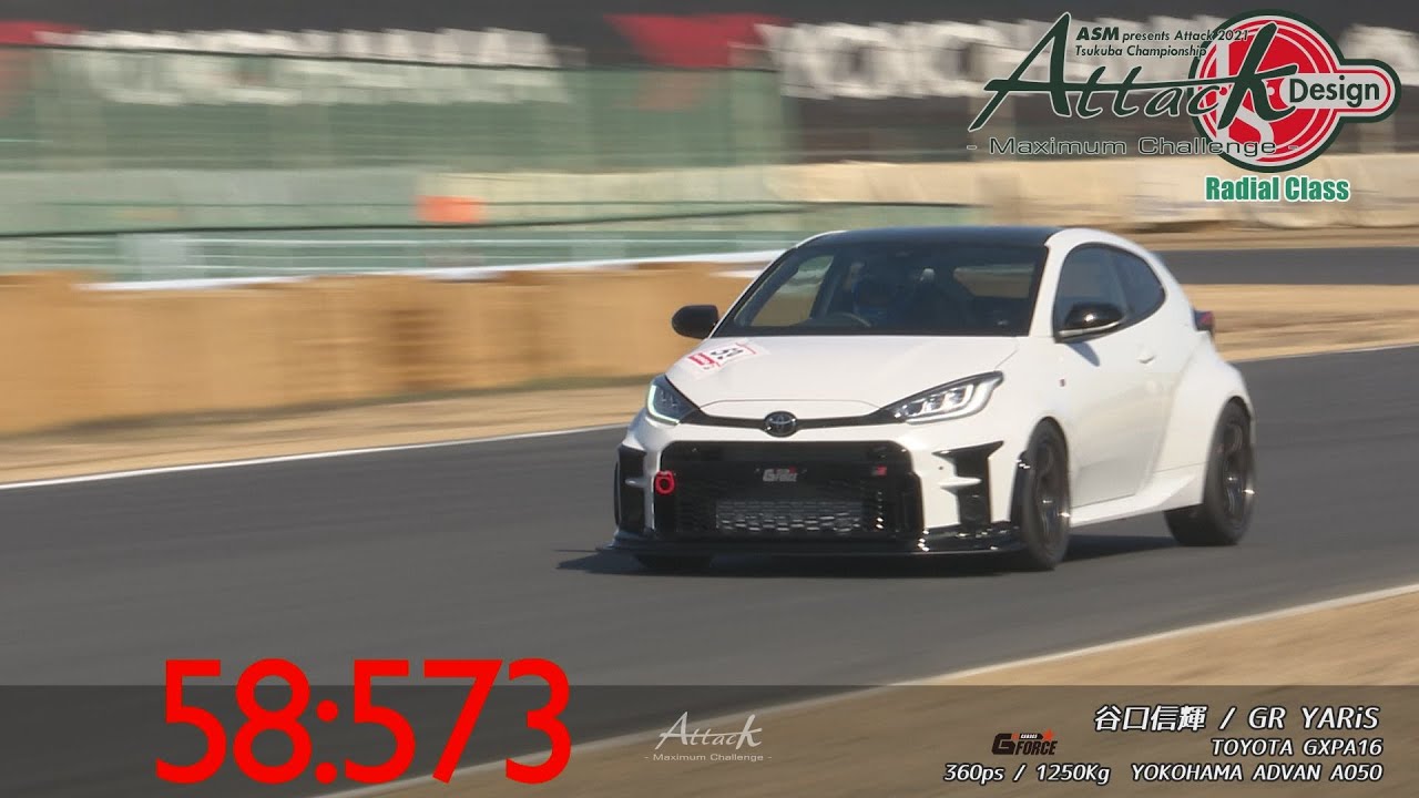 Tuned GR Yaris absolutely flying around Tsukuba Circuit : r/cars