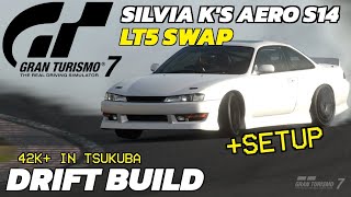 Nissan Silvia K's Aero S14 Drift Tune Gran Turismo 7 Setup
