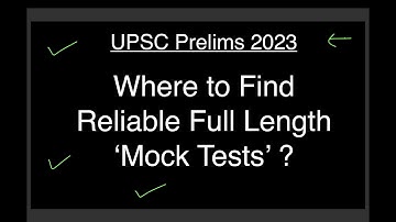 Free Full Length Mock Tests for UPSC Prelims 2023 #mocktest #upscprelims2023 #freemocktest #upsc