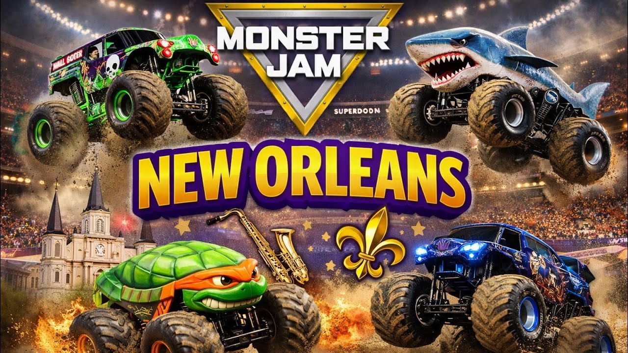 Our 1st time at Monster Jam! New Orleans 2026