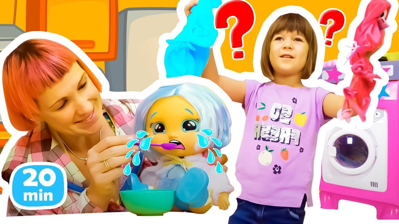 Los juegos divertidos con Bianca y los bebés Cry Babies.