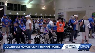 Federal shutdown postpones Collier-Lee Honor Flight veterans' trip to Washington, DC