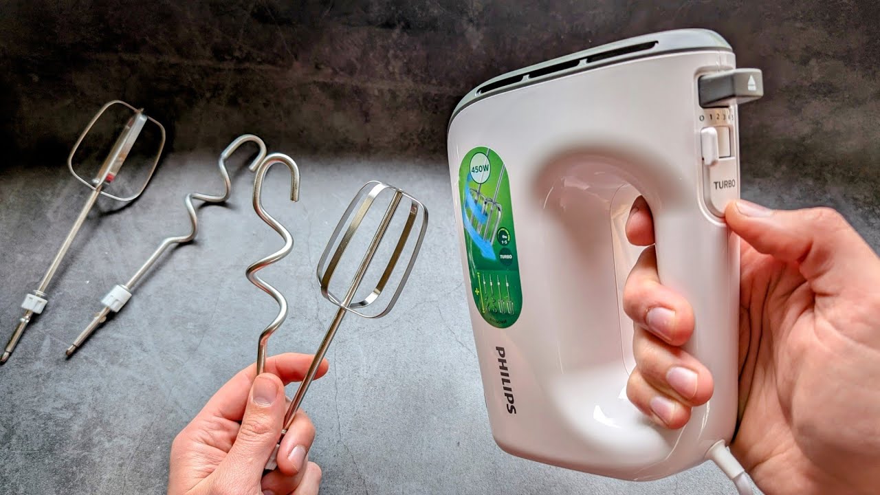 Как пользоваться миксером + Установка насадок-венчиков — Руководство и демонстрация (Ручной миксе...