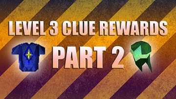 Runescape 2007 - Loot from 40 Level 3 Clue Scroll Rewards