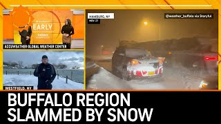 Buffalo Region Slammed by Lake-Effect Snow | AccuWeather