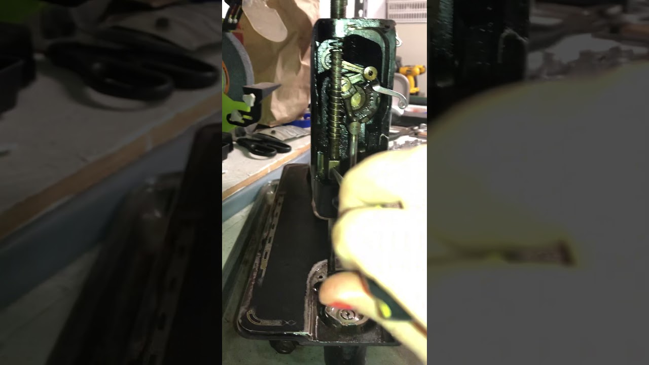 Part 1: Singer 201 presser foot bar removal full teardown