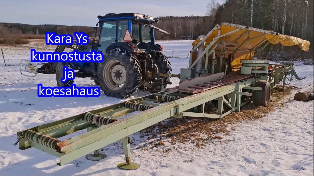 Kara Ys kunnostusta ja koesahaus