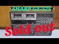 Sharp gf 525 double casset radio recorder mo 9427322171