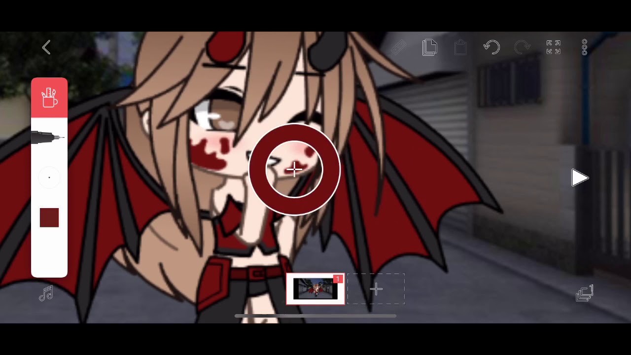 Gacha Life Murder Edit Blood Warning Youtube