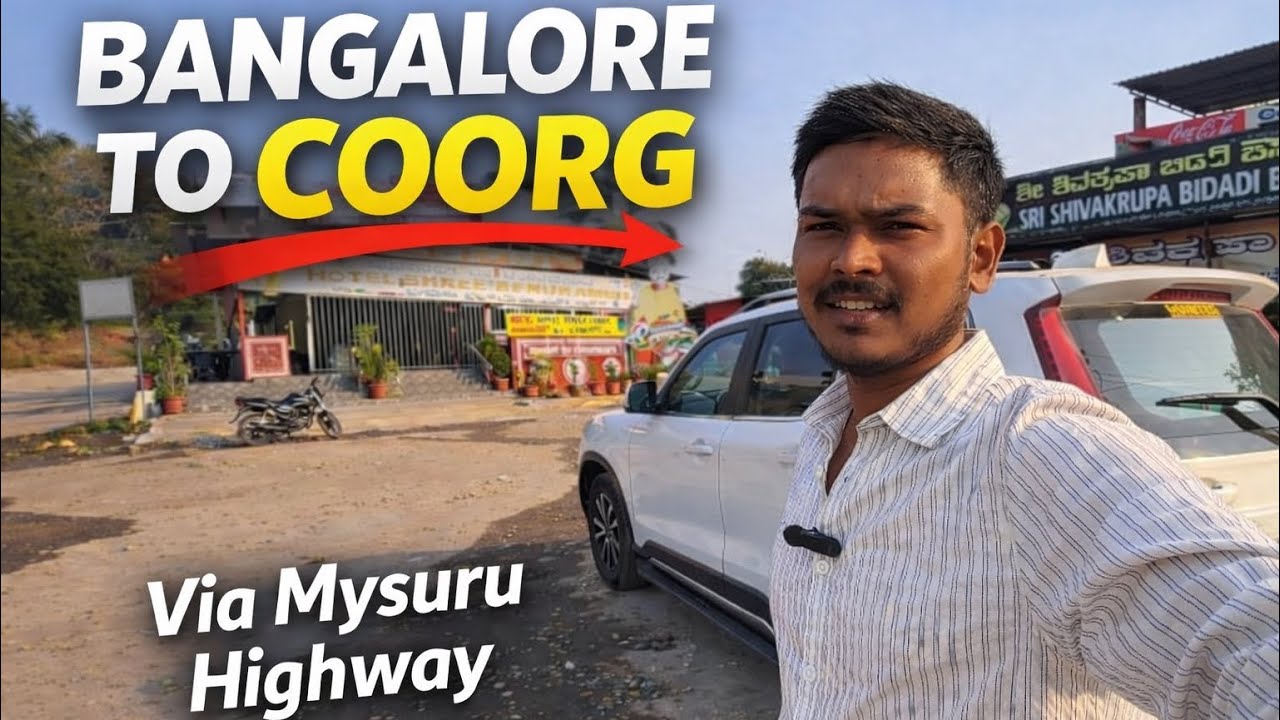 Bangalore to Coorg Road Trip 😍 | Mysuru Highway Drive