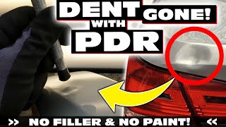 SATISFYING DENT REMOVAL from START to FINISH |  BMW 325i