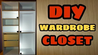 DIY WARDROBE CABINET DESIGN FOR SMALL ROOM | CLOSET CABINET WITH SLIDING DOOR | MR. LEE TV