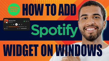 How to Add Spotify Widget on Windows (2025)