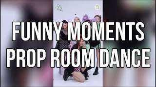 FUNNY MOMENTS ON PROP ROOM DANCE