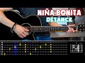 Dstance - Niña Bonita - Tutorial de Guitarra | TABS, LETRA Y ACORDES 2020