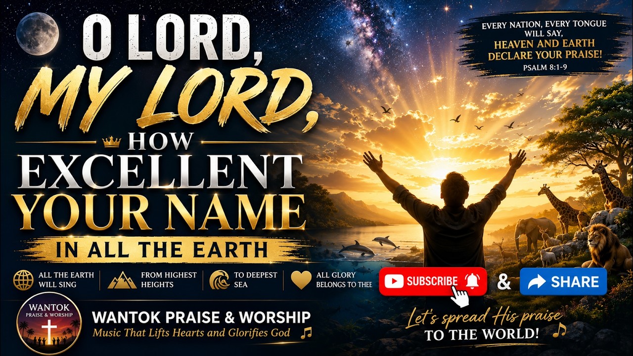 O LORD, my Lord, how excellent Your name - YouTube