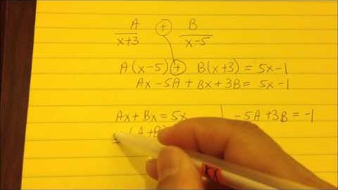 PreCalc- [7.4] Partial Fraction Classwork