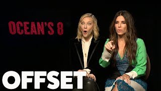 Cate Blanchett and Sandra Bullock are living for this reporters outfit!
