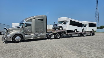 Loading EV buses on a stepdeck!!