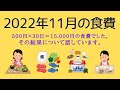 【60代ひとり暮らしの女】2022年11月の食費公開