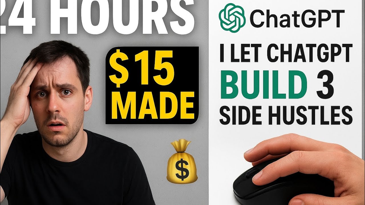 I Built 3 Side Hustles with ChatGPT in 24 Hours — The Results SHOCKED ...
