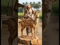 Pakistani Baba Carves Life-Like Spotted Deer From Single Log | Says 'Meri Mehnat Ke Liye Ek
