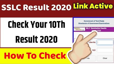 How To Check SSLC Result 2020 Karnataka - Karanataka sslc result 2020 check - Karanatka 10th Result