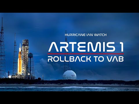 LIVE Artemis 1 Rollback to VAB