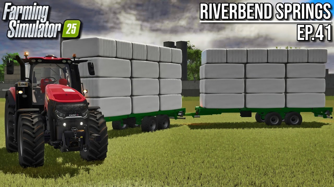 I Solved HOW TO COLLECT LOTS OF BALES - Farming Simulator 25 - YouTube