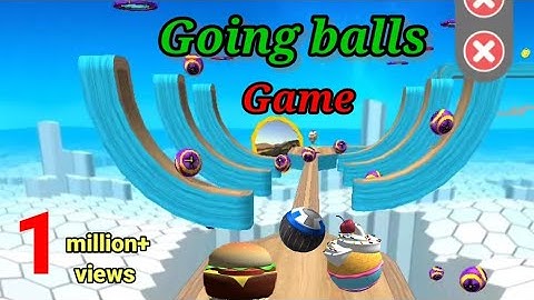 Going balls 🙂 game 🎮 video, gameplay walkthrough Speedrun, world, Level. 57-61
