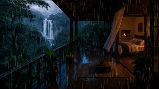 Soft Rain in the Quiet Forest 🌲 | Relaxing Night Rain Sounds for Deep Rest screenshot 4