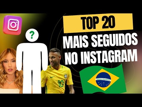 Top 20 MOST FOLLOWED Brazilians on Instagram in 2025! 😱