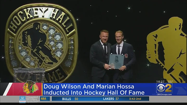 Doug Wilson, Marian Hossa Officially Become Hockey...