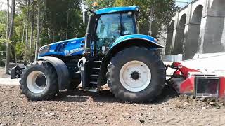Newhollant T8/ Bugnot obl'x/broyage de pierres/ ETA Dubuet