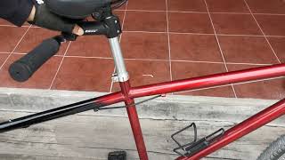 Bicicleta tandem doble