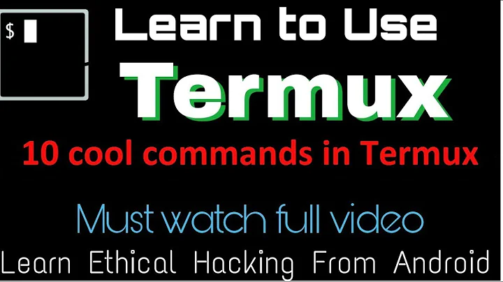 Top Secret Commands Of Termux App For Android || Basic Commands Of Termux