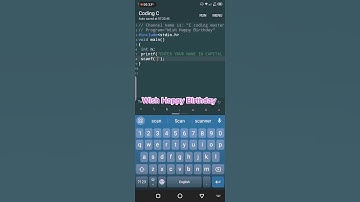 Wish Happy Birthday in C language #ctutorials#tutorial #viral #shorts#ytshorts#ytshort