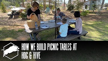 How we build our picnic tables