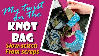 Handstitched Knot Bag with DIY template