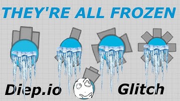 CRAZY DIEP.IO GLITCH!! // EVERYONE