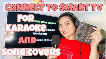 SOUNDCARD+BM800 CONNECT TO SMART TV FOR KARAOKE AND SONG COVERS - Step By Step | MummaDunna