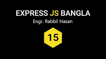 Express JS Tutorial Bangla | Part 15 Simple Get Request