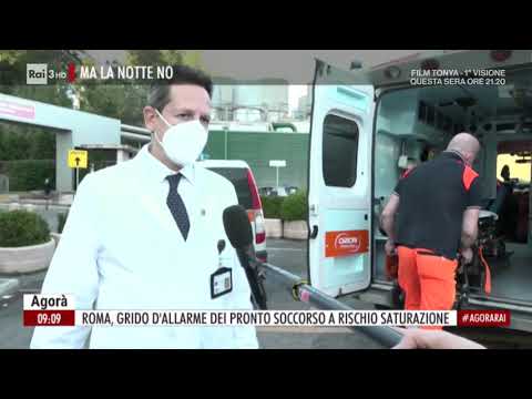 Roma: anche il Policlinico Gemelli verso la saturazione - Agorà 22/10/2020