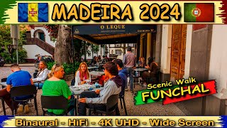 MADEIRA 2024 - FUNCHAL - Scenic walk - 4K UltraWide - 10bit color - Binaural HiFi Sound #Tramtarie