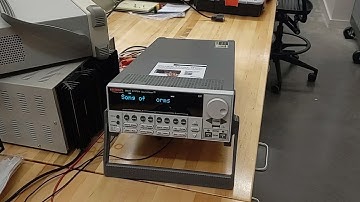 Song of Storms on a Keithley 2602B