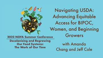 Navigating USDA:  Advancing Equitable Access for BIPOC, Women, and Beginning Growers
