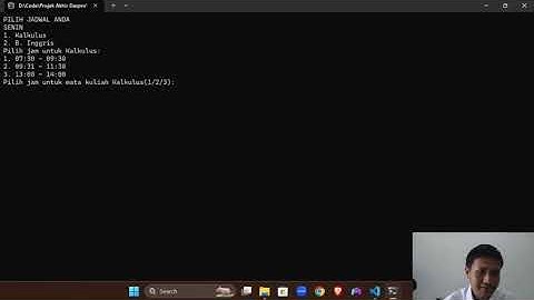 Projek SIMAK Universitas Bagus dengan Bahasa C | INFORMATIKA | UNIVERSITAS SILIWANGI