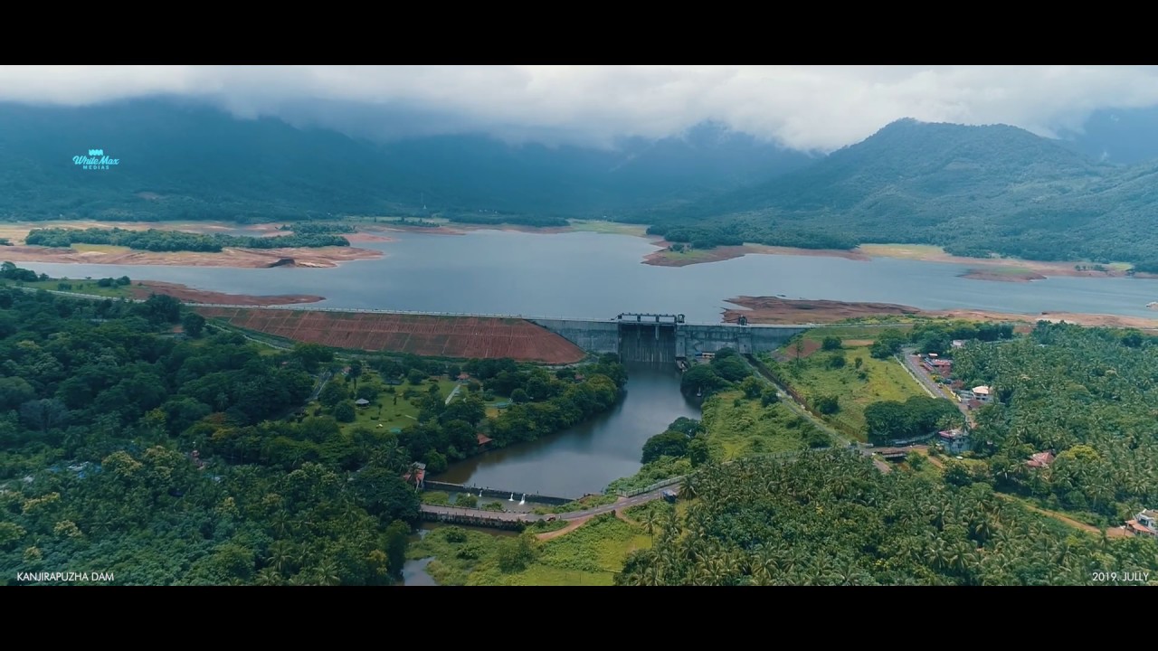Kanjirapuzha Dam Aerial View 2019 Jully
