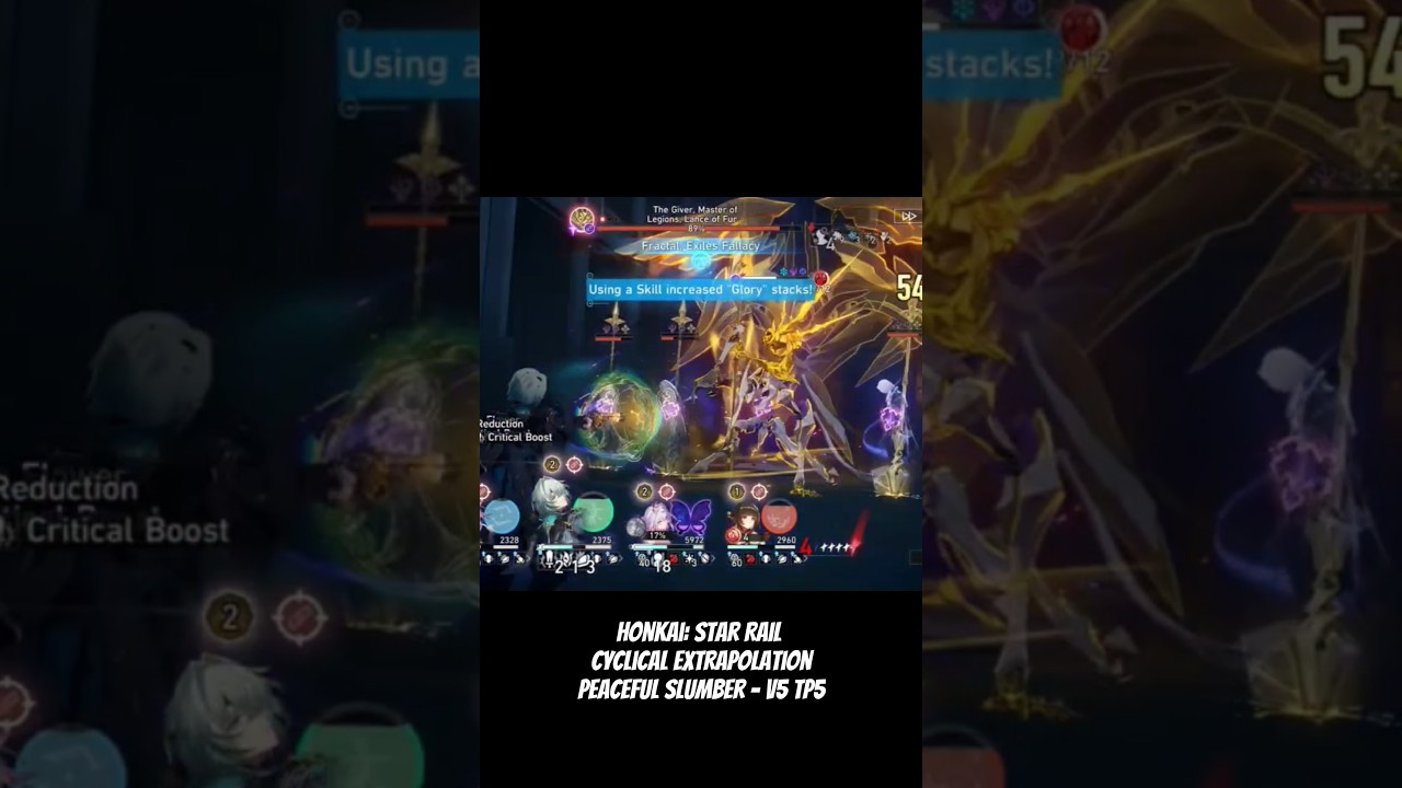 Cyclical Extrapolation - Peaceful Slumber - Difficulty V - Torturous TP5 - Honkai: Star Rail