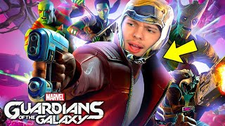 PLAYING THE NEW GUARDIANS OF THE GALAXY GAME!! (Amazing) screenshot 1